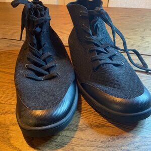 SUAVS Black Knit High Top Sneakers The Legacy Slip On Sock Boots Men's Size 14